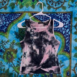 Crop Tie Dye Tank Top